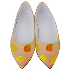 Fruits-gradient,orange Women s Low Heels by nateshop