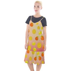 Fruits-gradient,orange Camis Fishtail Dress by nateshop