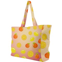 Fruits-gradient,orange Simple Shoulder Bag by nateshop