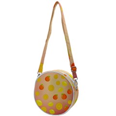 Fruits-gradient,orange Crossbody Circle Bag by nateshop