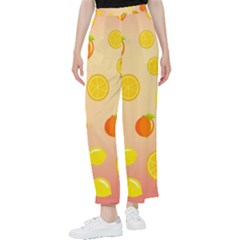 Fruits-gradient,orange Women s Pants 