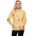 Fruits-gradient,orange Women s Lightweight Drawstring Hoodie View1