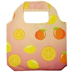 Fruits-gradient,orange Foldable Grocery Recycle Bag by nateshop