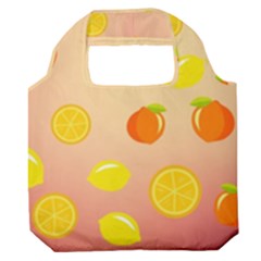 Fruits-gradient,orange Premium Foldable Grocery Recycle Bag by nateshop