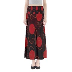 Circles-1 Full Length Maxi Skirt by nateshop