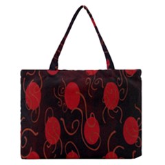 Circles-1 Zipper Medium Tote Bag by nateshop