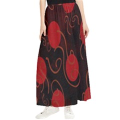 Circles-1 Maxi Chiffon Skirt by nateshop