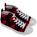 Circles-1 Women s Mid-Top Canvas Sneakers View3