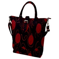 Circles-1 Buckle Top Tote Bag by nateshop