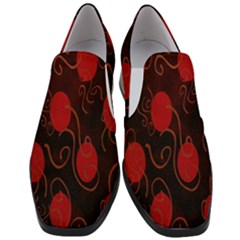 Circles-1 Women Slip On Heel Loafers