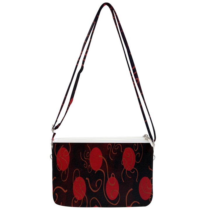 Circles-1 Double Gusset Crossbody Bag