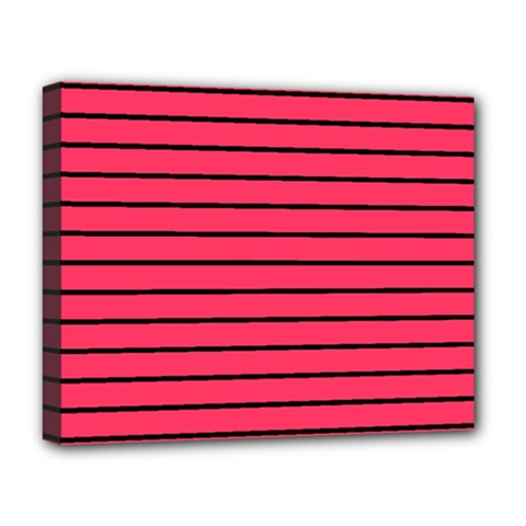 Colors,lines Deluxe Canvas 20  X 16  (stretched) by nateshop