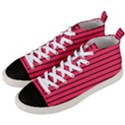 Colors,lines Men s Mid-Top Canvas Sneakers View2