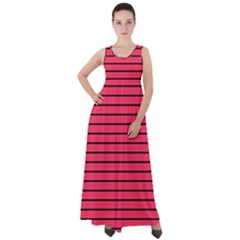 Colors,lines Empire Waist Velour Maxi Dress by nateshop