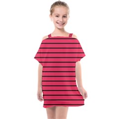 Colors,lines Kids  One Piece Chiffon Dress by nateshop