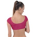 Colors,lines Cap Sleeve Ring Bikini Top View2