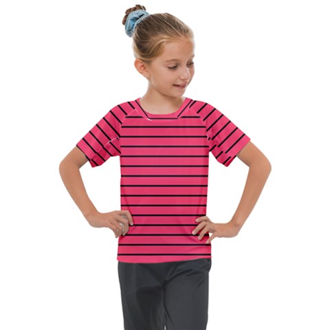 Colors,lines Kids  Mesh Piece Tee by nateshop