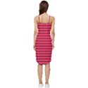 Colors,lines Wrap Frill Dress View4