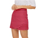 Colors,lines Mini Front Wrap Skirt View2