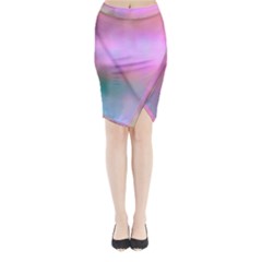 Cosmos Midi Wrap Pencil Skirt by nateshop