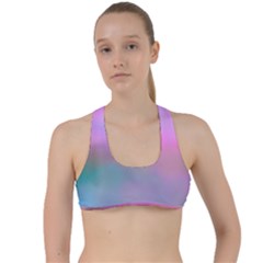 Cosmos Criss Cross Racerback Sports Bra by nateshop