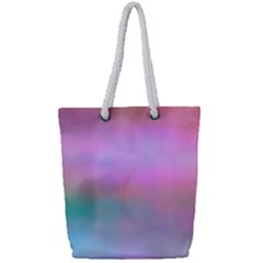 Cosmos Full Print Rope Handle Tote (small) by nateshop