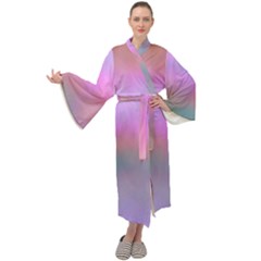 Cosmos Maxi Velour Kimono by nateshop