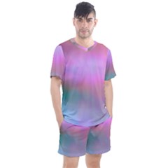 Cosmos Men s Mesh Tee And Shorts Set