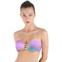 Cosmos Twist Bandeau Bikini Top by nateshop