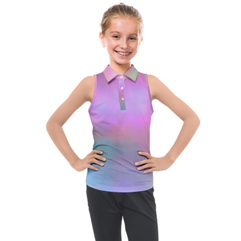 Cosmos Kids  Sleeveless Polo Tee by nateshop