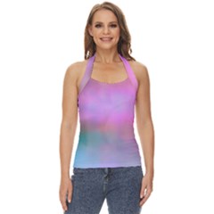 Cosmos Basic Halter Top by nateshop