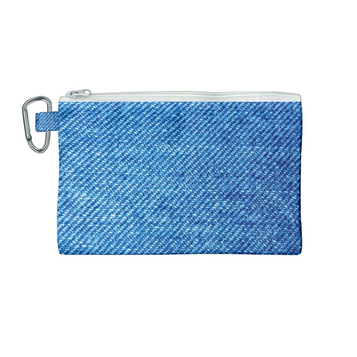 Denim Canvas Cosmetic Bag (Medium)