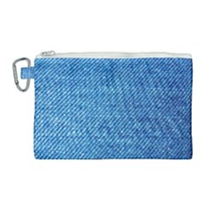 Denim Canvas Cosmetic Bag (large) by nateshop