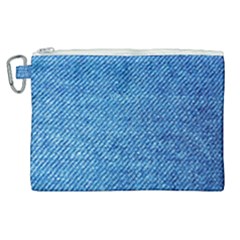 Denim Canvas Cosmetic Bag (xl) by nateshop