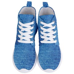 Denim Women s Lightweight High Top Sneakers by nateshop