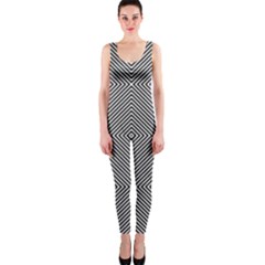 Diagonal One Piece Catsuit by nateshop