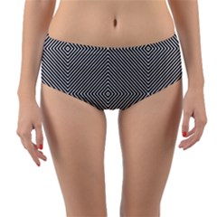 Diagonal Reversible Mid-waist Bikini Bottoms by nateshop