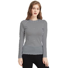 Diagonal Women s Long Sleeve Rash Guard by nateshop