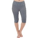 Diagonal Lightweight Velour Cropped Yoga Leggings View1