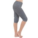 Diagonal Lightweight Velour Cropped Yoga Leggings View3