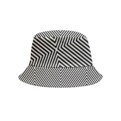 Diagonal Inside Out Bucket Hat (kids) by nateshop