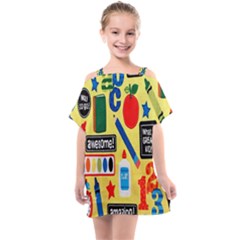 Fabric 1 Kids  One Piece Chiffon Dress by nateshop