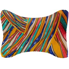 Fabric-2 Seat Head Rest Cushion by nateshop