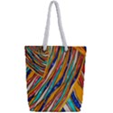 Fabric-2 Full Print Rope Handle Tote (Small) View2