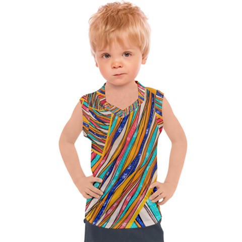 Fabric-2 Kids  Sport Tank Top by nateshop