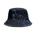 Earth Map Futuristic Globe Bucket Hat View1