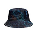 Earth Map Futuristic Globe Bucket Hat View2