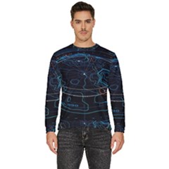 Earth Map Futuristic Globe Men s Fleece Sweatshirt by danenraven