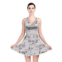 Pattern Wallpaper Math Formula Albert Einstein Reversible Skater Dress by danenraven