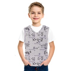 Pattern Wallpaper Math Formula Albert Einstein Kids  Basketball Tank Top by danenraven